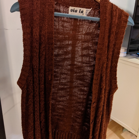 Via La vintage sweater vest - Picture 6 of 6